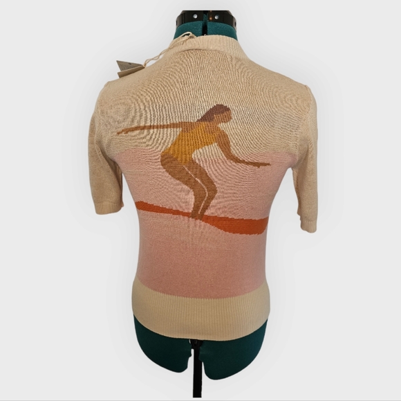 FAHERTY NEW Surfer 100% Organic Cotton Sweater Tee, Women's XS - Picture 5 of 10